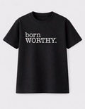 Signature Luxe Tee |  Onyx/White