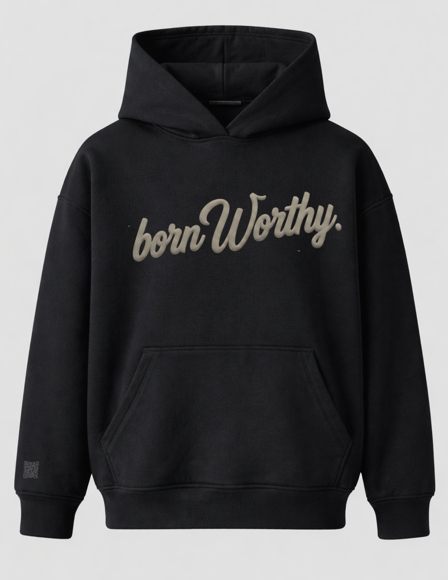 Script Luxe Hoodie | Onyx