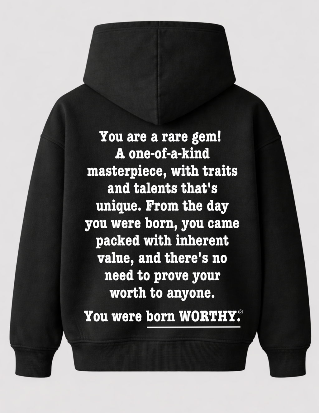 A Rare Gem Luxe  Zip Hoodie