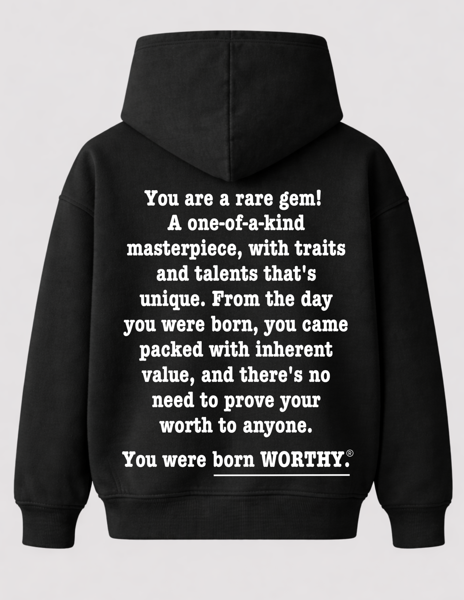 A Rare Gem Luxe  Zip Hoodie