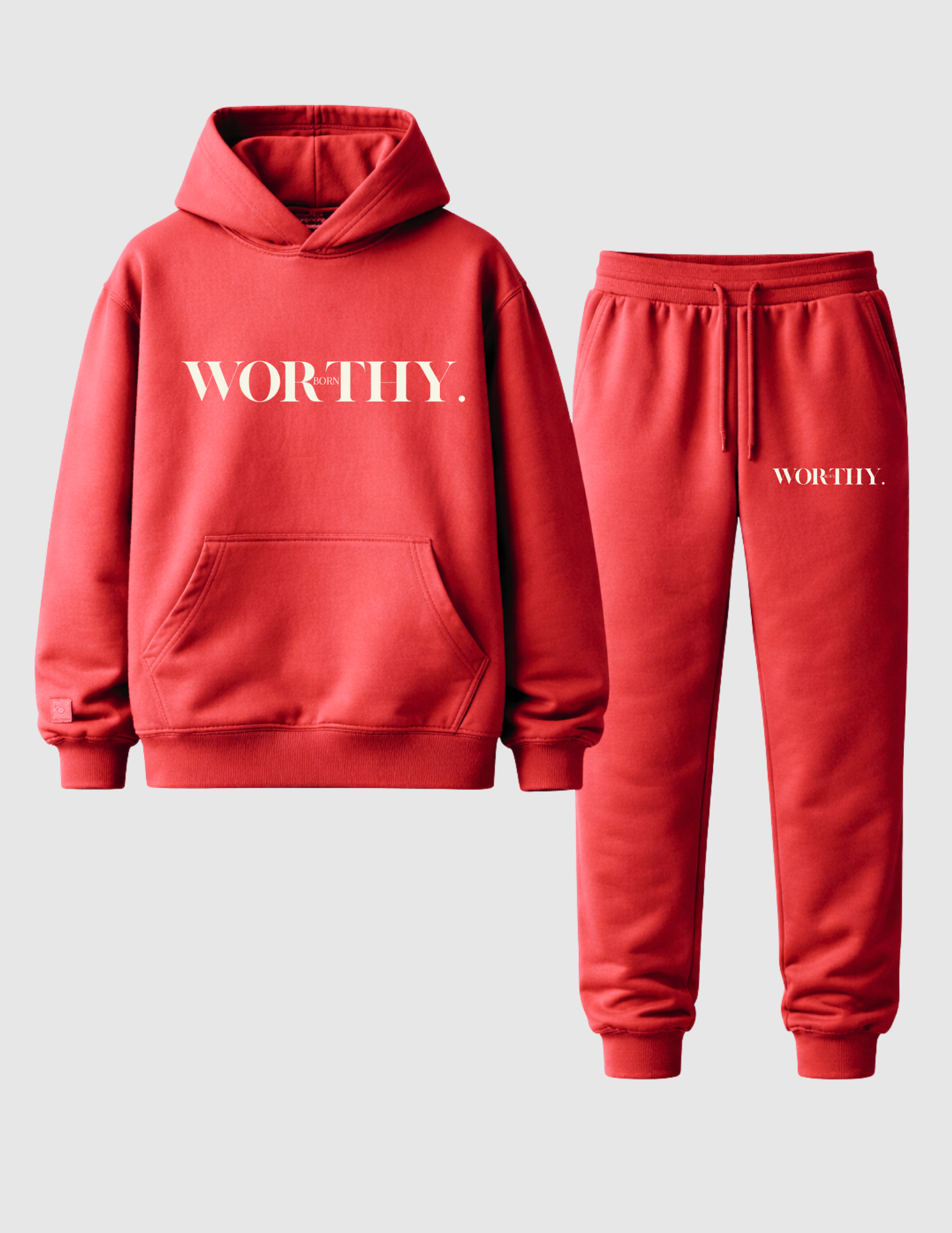 born WORTHY Luxe Vogue Set-red