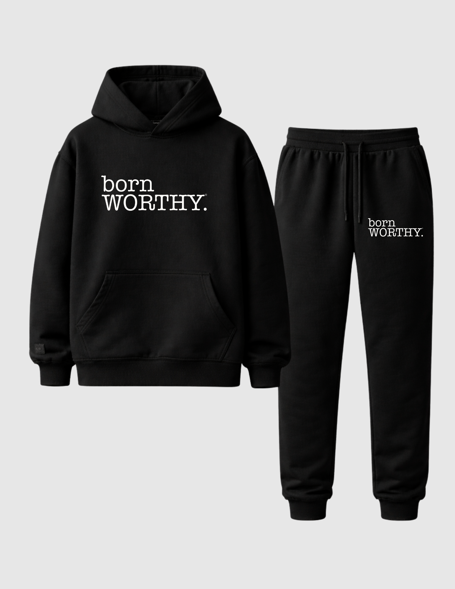 born WORTHY Signature Luxe Set - Black/white