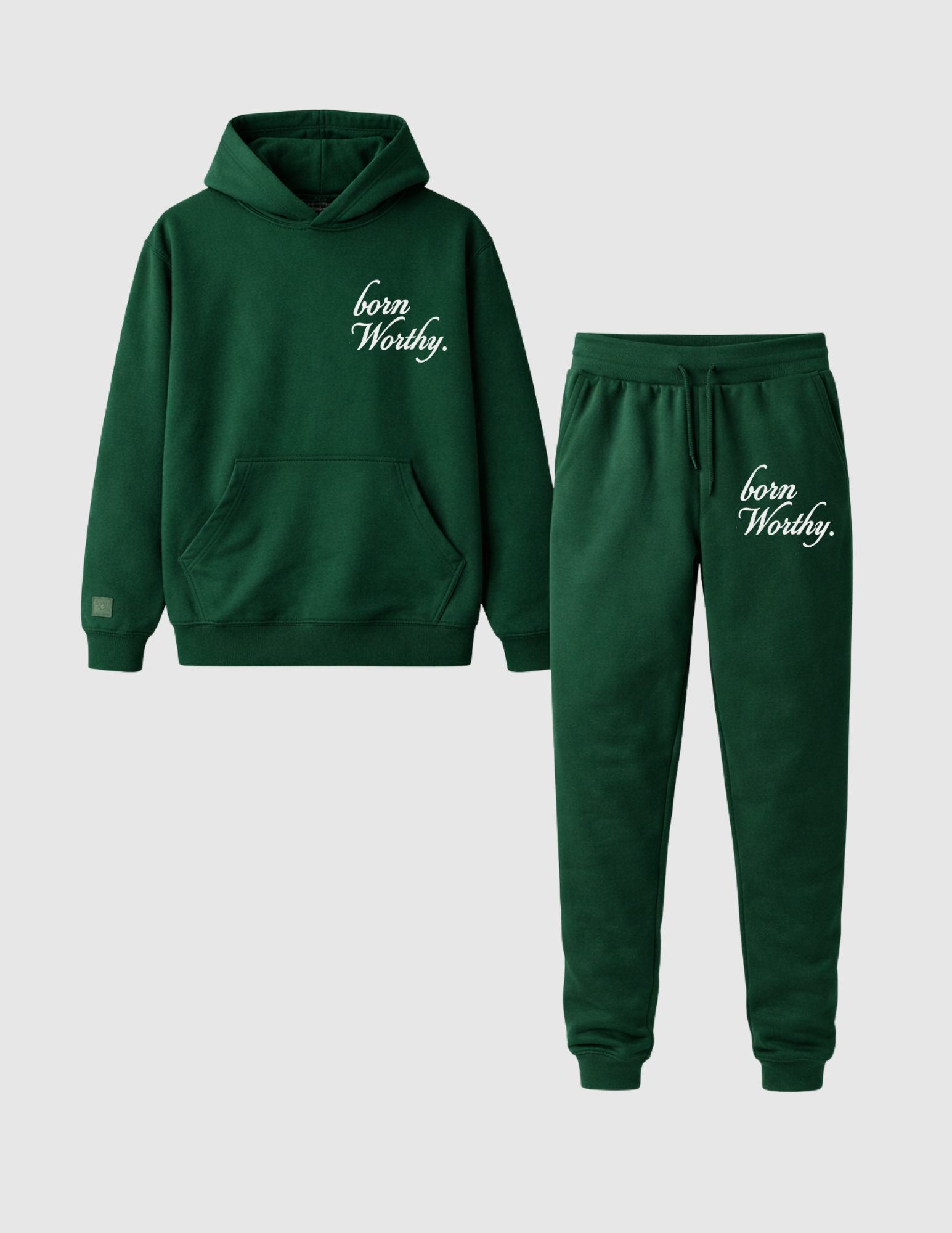 born WORTHY. Luxe Evergreen Set