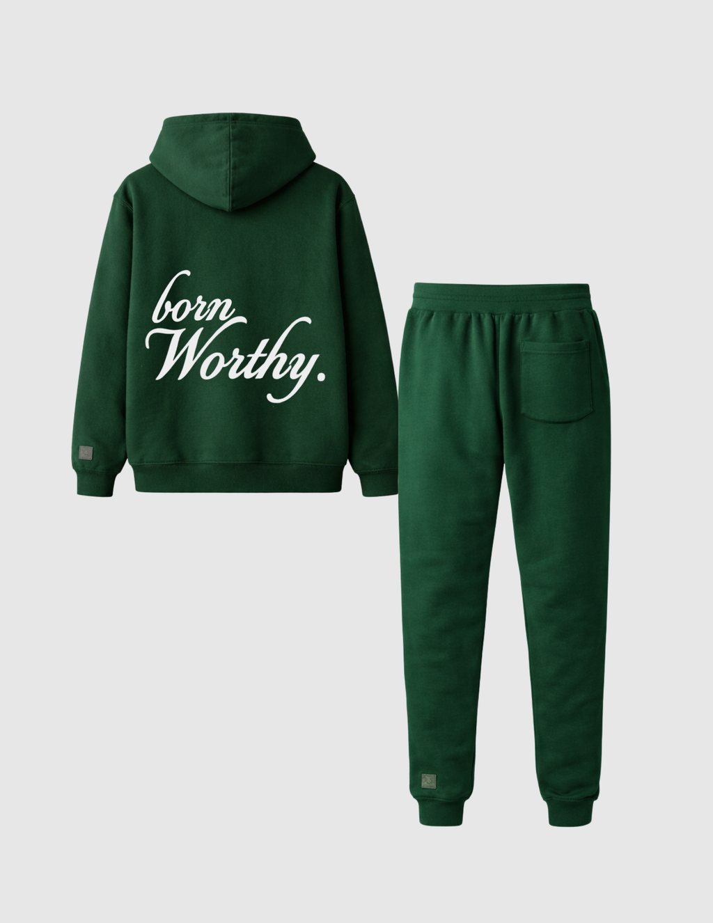 born WORTHY. Luxe Evergreen Set
