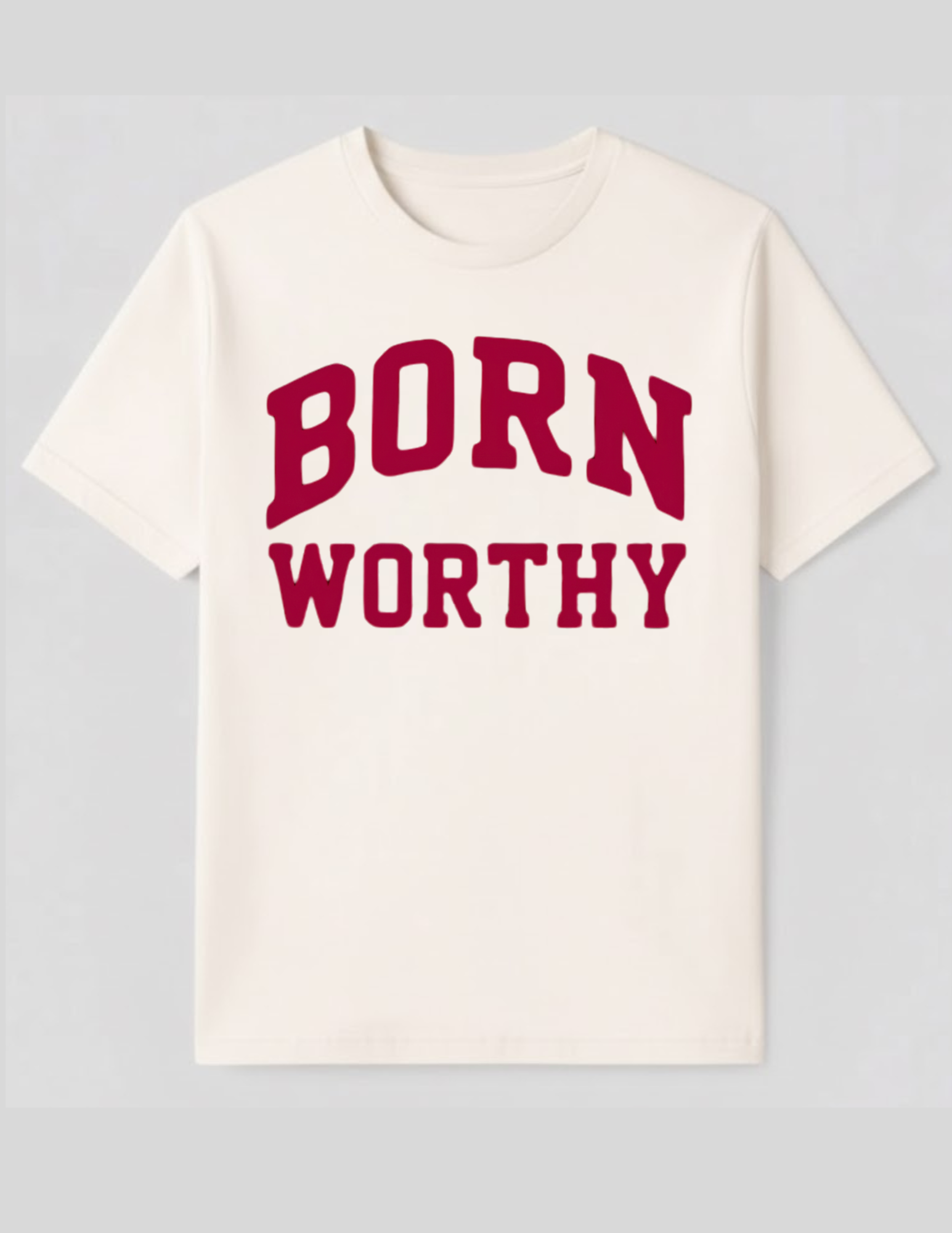 Collegiate Luxe Tee| OffWhite
