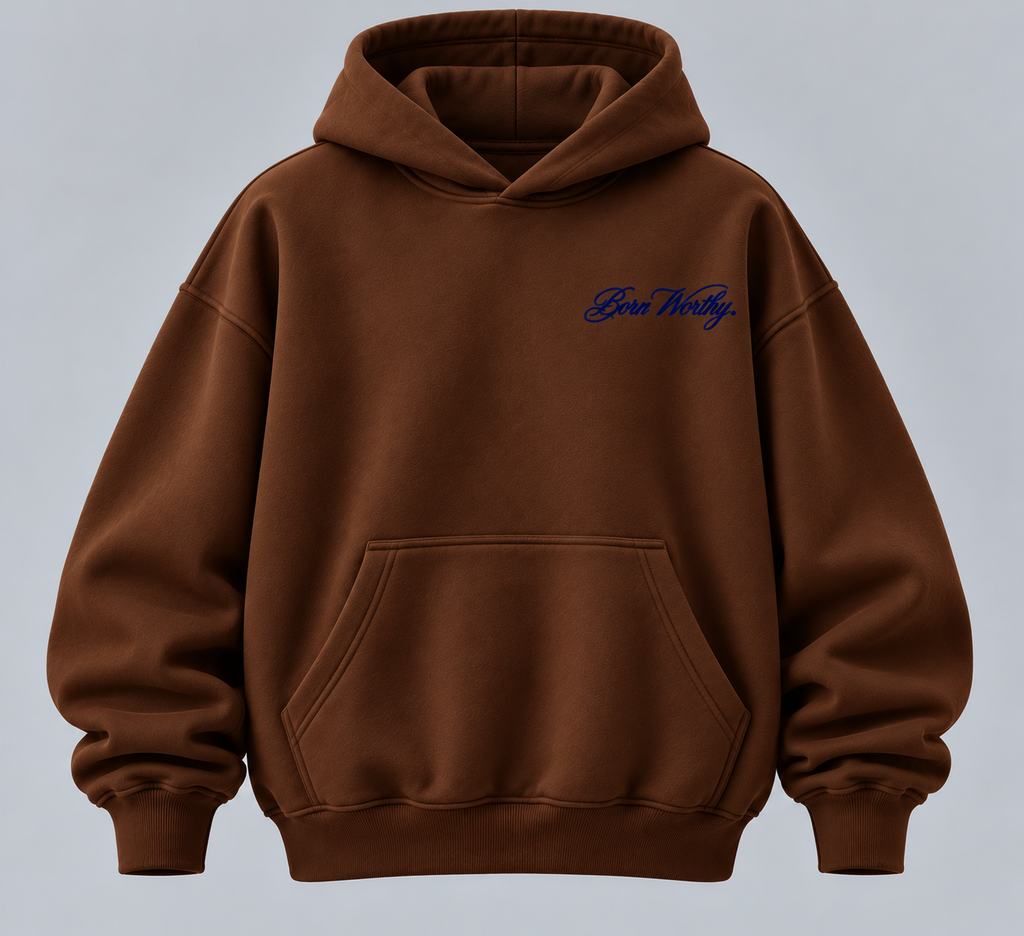 Script Hoodie| Cacao