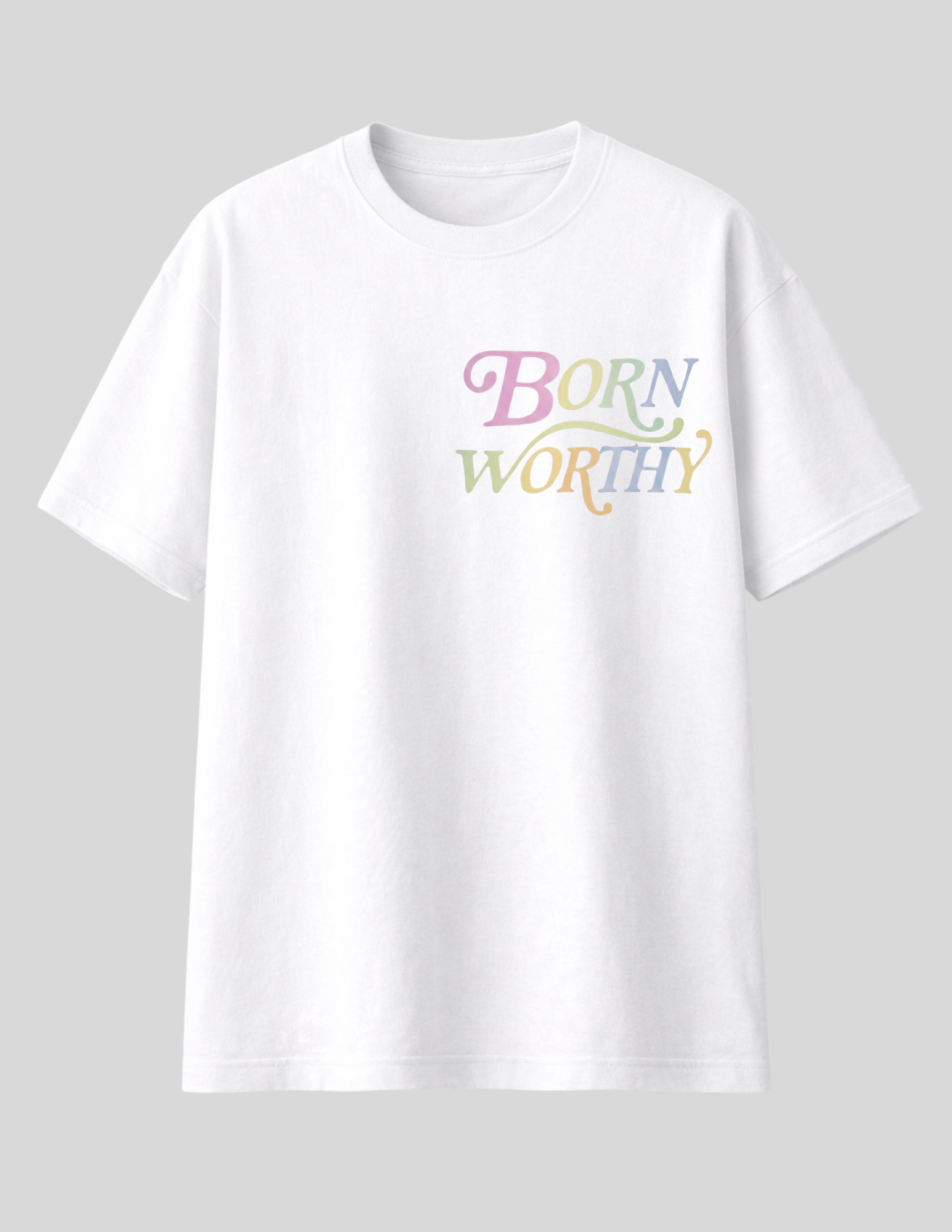 Pastel  Luxe Tee|  White