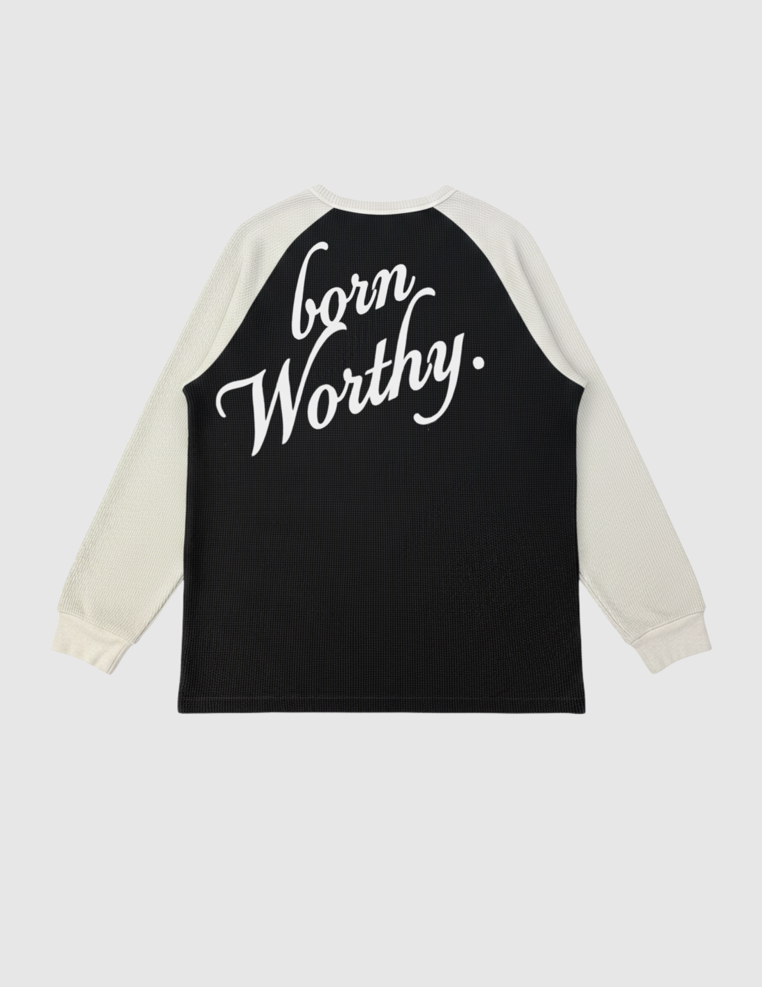 born WORTHY. Script Luxe Thermal - black