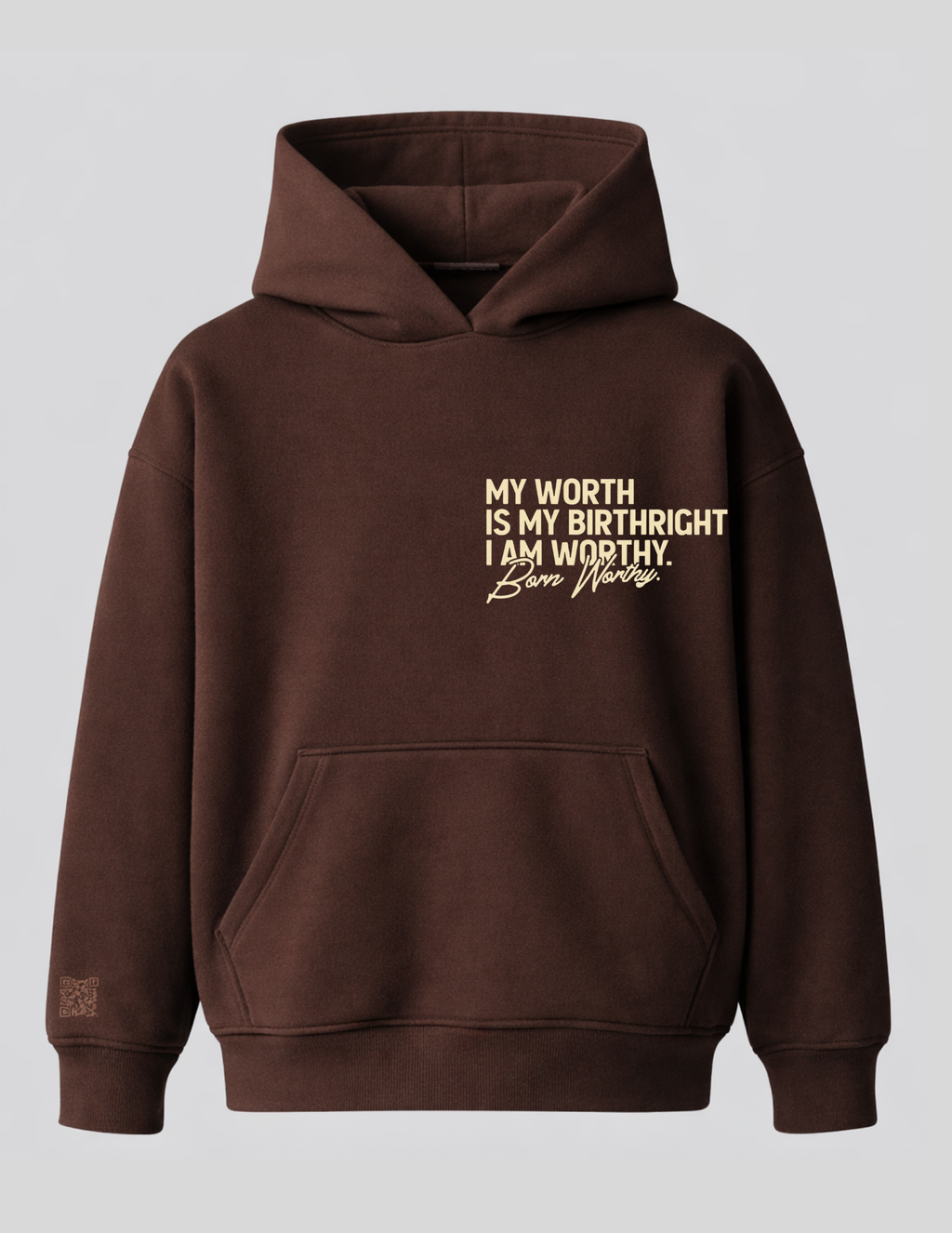 Birthright Paisley Luxe Hoodie| Brown