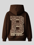 Birthright Paisley Luxe Hoodie| Brown