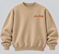 Script Crewneck - Tan