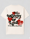 Worthy of Love Luxe Tee | Off-White