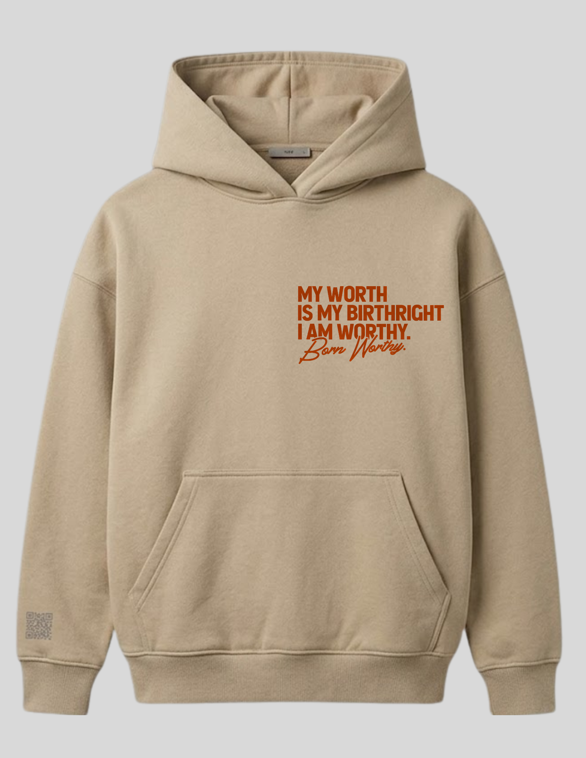 Birthright Paisley Luxe Hoodie| Tan